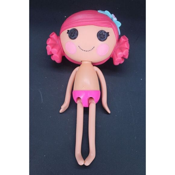 LALALOOPSY CORAL SEASHELL MERMAID DOLL 12inches HOT PINK HAIR PREOWNED MINT - Picture 1 of 5